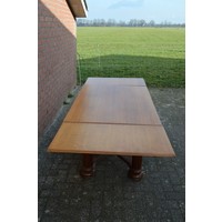 thumb-Rechthoekige uitschuifbare eettafel van eiken-4