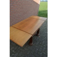 thumb-Rechthoekige uitschuifbare eettafel van eiken-1
