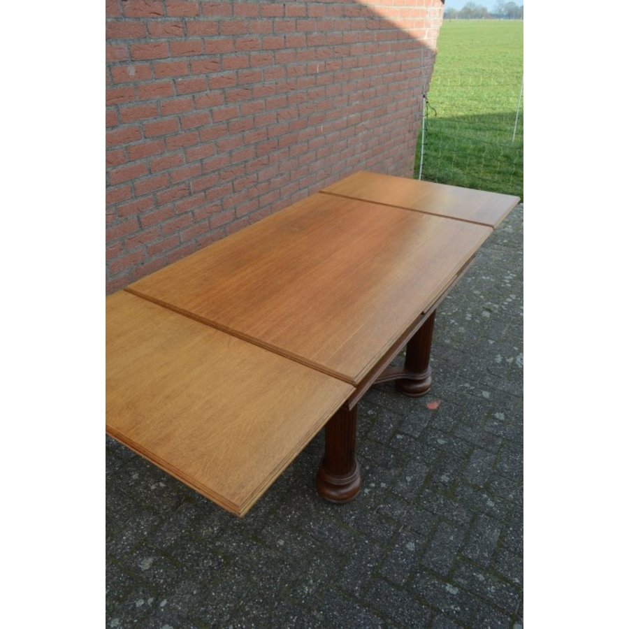 Rechthoekige eettafel van eiken-5