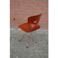 thumb-Retro kinder schoolstoeltje met rugleuning-4