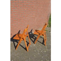 thumb-Set van 2 inklapbare grenenhouten stoelen-2
