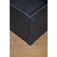 thumb-Zelfgemaakt houten opbergkistje blauw-2