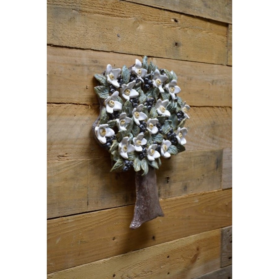 Keramieken boom wanddecoratie-2