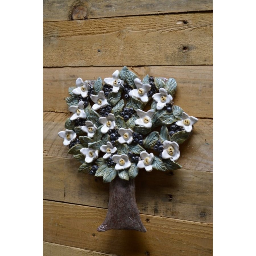 Keramieken boom wanddecoratie-3