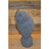 thumb-Gedetailleerde Oehoe uil van beton – tuindecoratie in kleur naar wens-5