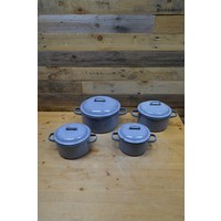 thumb-Emaille pannen set 4 stuks-2