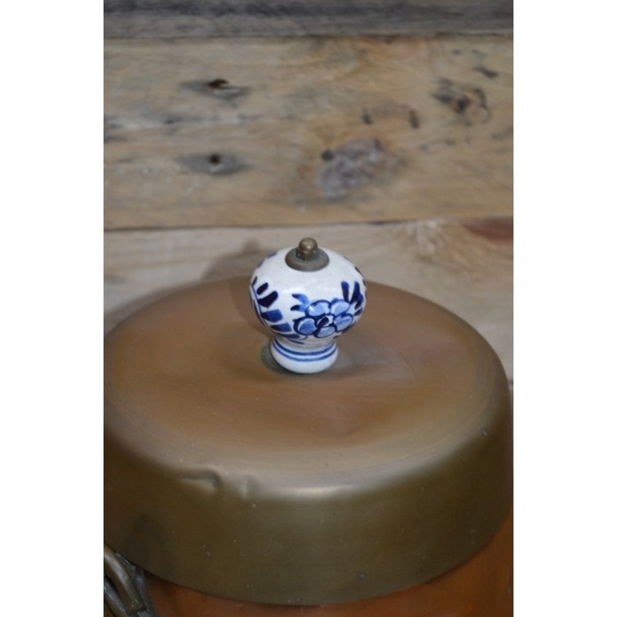 Doofketel koper en messing-2