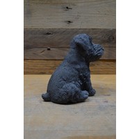 thumb-Zittende Schnauzer van beton – decoratief tuinbeeld of voor binnen-5