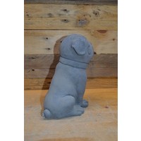 thumb-Kleine zittende Buldog van beton – decoratief beeldje of cadeautje-5