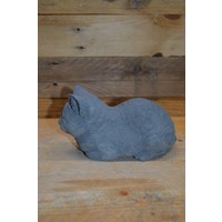 thumb-Schattig slapend katje van beton – beeldje voor binnen of buiten-3