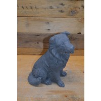 thumb-Zittende Border Collie van beton – vrolijk hondenbeeldje voor huis en tuin-2