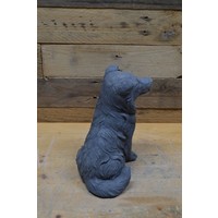 thumb-Zittende Border Collie van beton – vrolijk hondenbeeldje voor huis en tuin-3