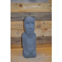 thumb-Abstract Paaseiland beeld van een vrouw – betonnen sculptuur voor huis of tuin-1