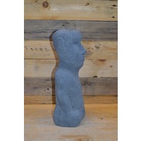 thumb-Abstract Paaseiland beeld van een vrouw – betonnen sculptuur voor huis of tuin-2