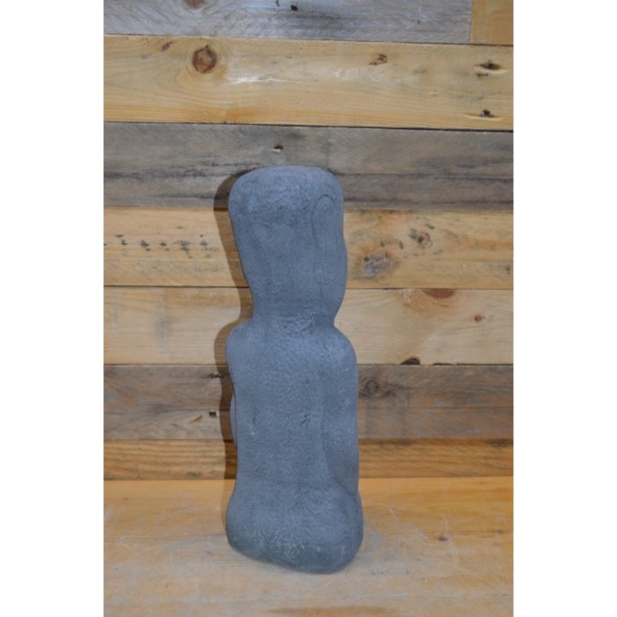 Abstract Paaseiland beeld van een vrouw – betonnen sculptuur voor huis of tuin-3