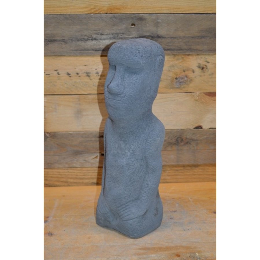 Abstract Paaseiland beeld van een vrouw – betonnen sculptuur voor huis of tuin-5