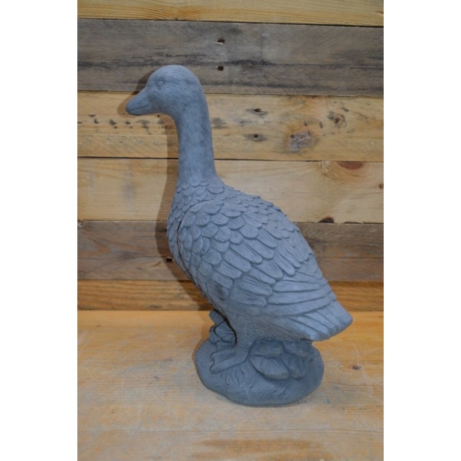 Betonnen gans – klein vogelbeeld voor tuin en interieur-2