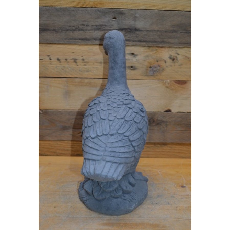 Betonnen gans – klein vogelbeeld voor tuin en interieur-3