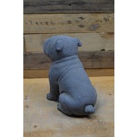 thumb-Kleine Bulldog van beton – sfeervol hondenbeeldje voor tuin en interieur-4