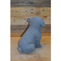 thumb-Kleine Bulldog van beton – sfeervol hondenbeeldje voor tuin en interieur-5