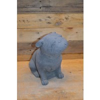 thumb-Kleine Bulldog van beton – sfeervol hondenbeeldje voor tuin en interieur-6