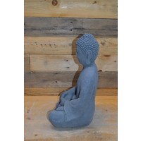 thumb-Shiva Boeddha van beton in gebed – oosterse decoratie voor huis en tuin-4