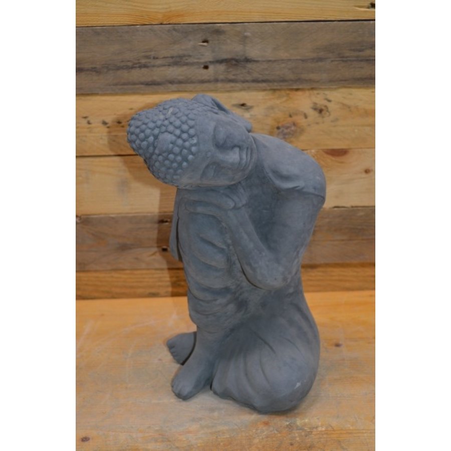 Slapende Shiva Boeddha van beton – oosterse decoratie voor huis en tuin-1