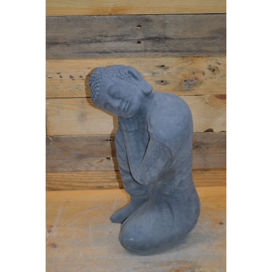 Slapende Shiva Boeddha van beton – oosterse decoratie voor huis en tuin-2