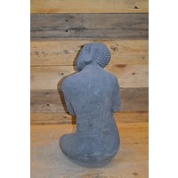 thumb-Slapende Shiva Boeddha van beton – oosterse decoratie voor huis en tuin-3