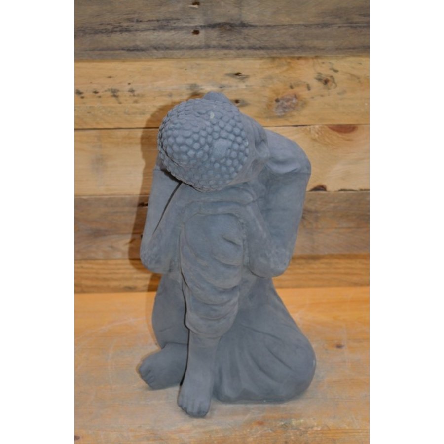 Slapende Shiva Boeddha van beton – oosterse decoratie voor huis en tuin-5