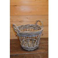 Gevlochten open mand