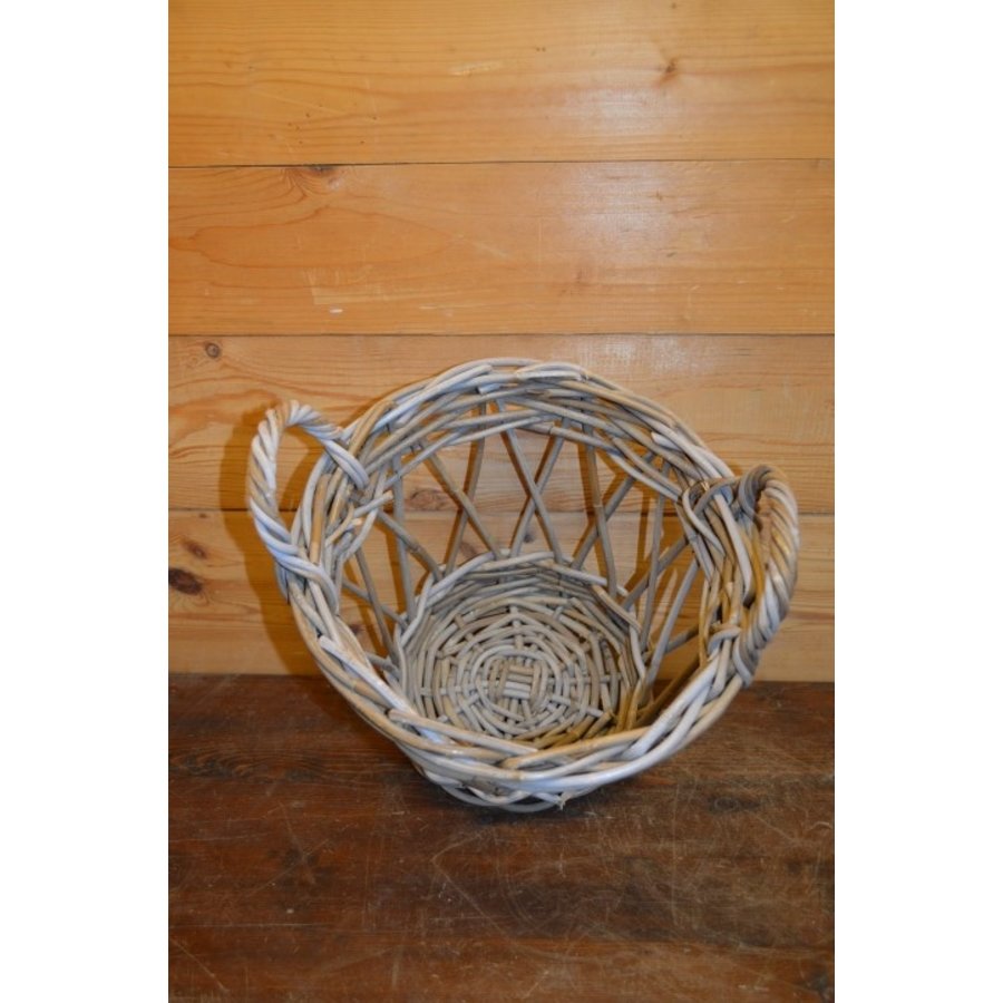 Gevlochten open mand-3