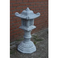 thumb-Betonnen Japanse lantaarn – decoratief tuinbeeld zonder verlichting-2