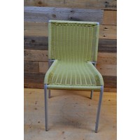thumb-Retro kinderstoel met groene kunststof zitting-2