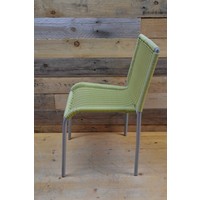 thumb-Retro kinderstoel met groene kunststof zitting-3