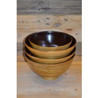 thumb-Set van 4 oosterse bamboe schalen-1