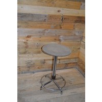 thumb-Retro Brabantia zitkruk met gestoffeerde zitting-1