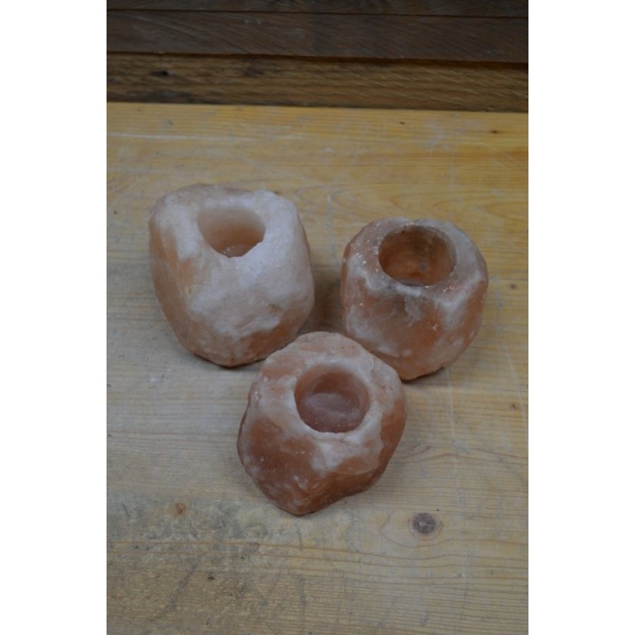 Set van 3 Himalaya zoutsteen waxinelichthouders-2
