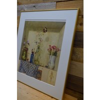 thumb-Bloemenposter in lijst naar schilderij van Matthijs Röling-2