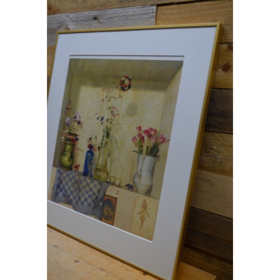 Bloemenposter in lijst naar schilderij van Matthijs Röling-2