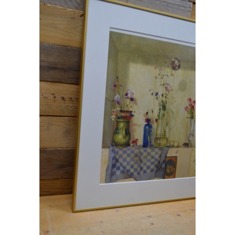 Bloemenposter in lijst naar schilderij van Matthijs Röling-3