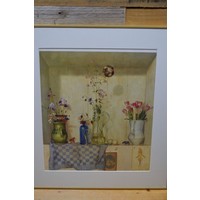 thumb-Bloemenposter in lijst naar schilderij van Matthijs Röling-4