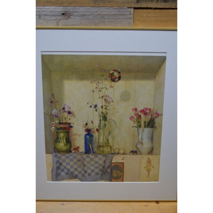 Bloemenposter in lijst naar schilderij van Matthijs Röling-4