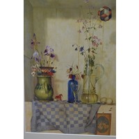 thumb-Bloemenposter in lijst naar schilderij van Matthijs Röling-8