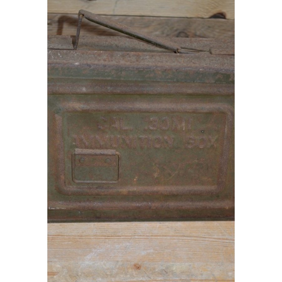 Oude metalen munitiekist Reeves US-2