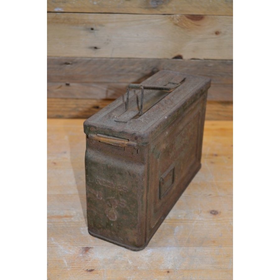 Oude metalen munitiekist Reeves US-3