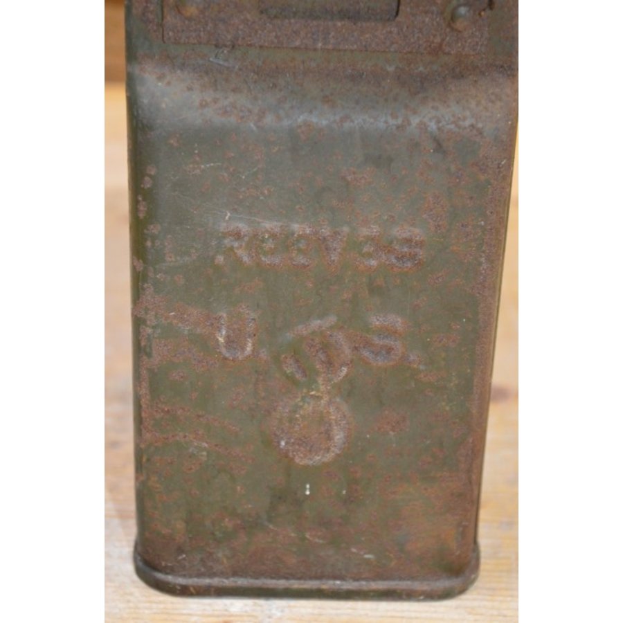 Oude metalen munitiekist Reeves US-4