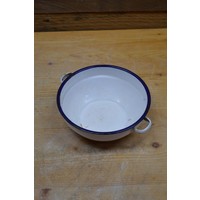 thumb-Wit emaille schaaltje met blauwe rand-3
