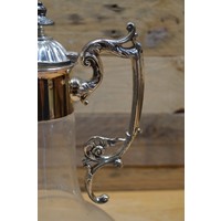 thumb-Glazen schenkkan met metaal-2