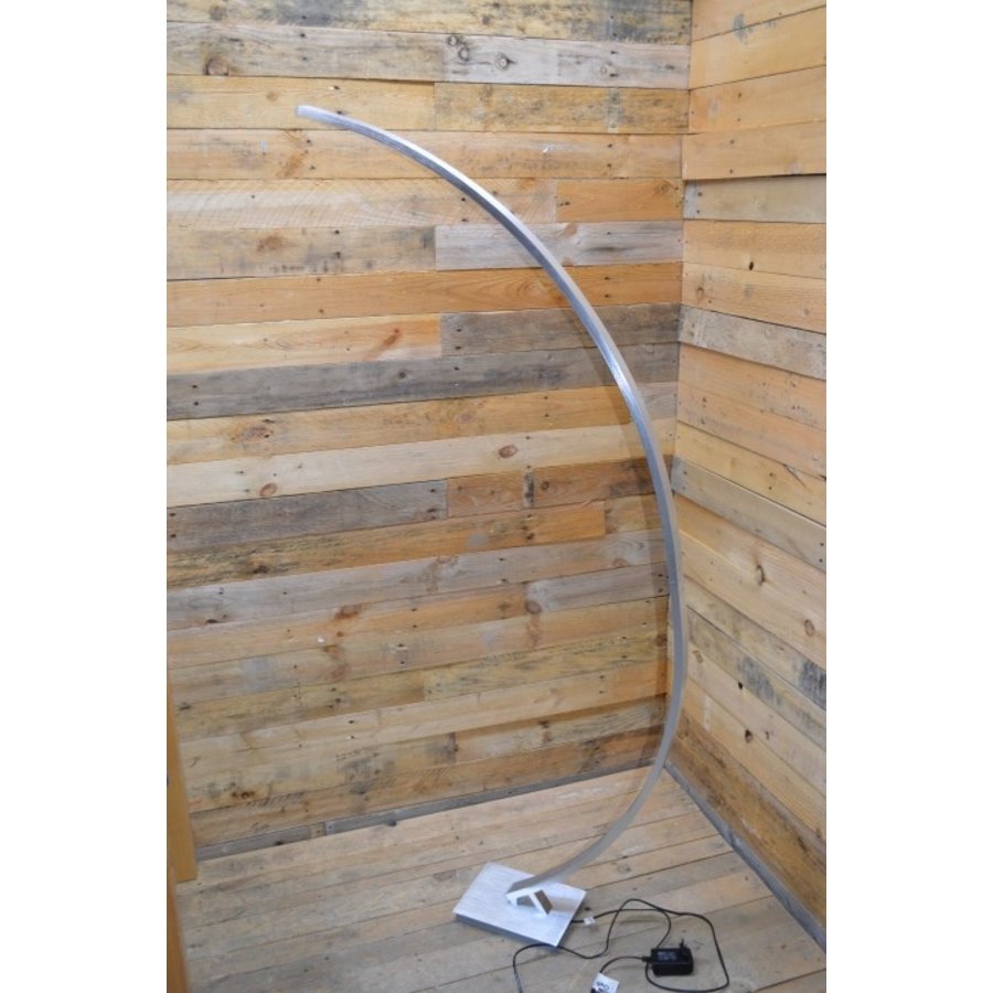 Designlamp gebogen RVS-4